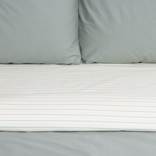 Постельное бельё Этель 1.5сп Stripes: olive, 143х215см, 150х214см, 50х70см-2 шт, перкаль,114 г/м2 фото 2