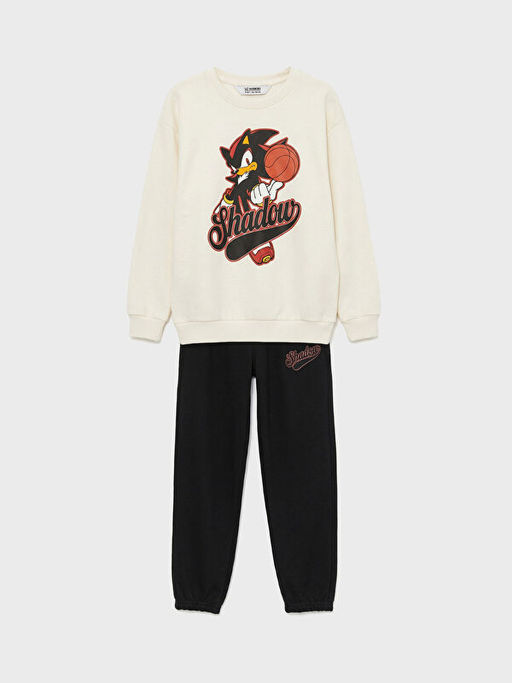 Erkek ?ocuk Sonic Bask?l? E?ofman Tak?m?