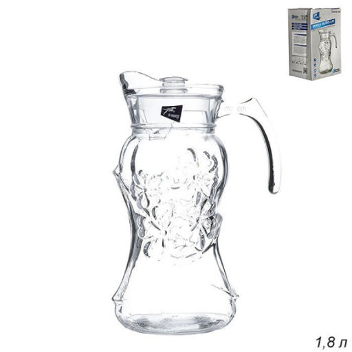 Кувшин 1800 мл с крышкой / J-136H6 /уп 12/ АКЦИЯ - Галеонтрейд фото 3