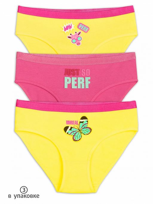 GULB3284/1(3шт. в упаковке) трусы для девочек