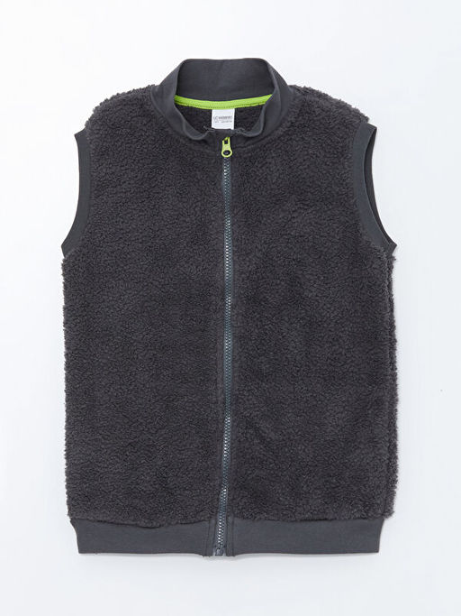 Dik Yaka Pel?? Erkek ?ocuk Yelek