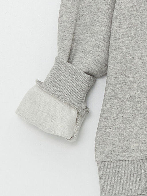 Bisiklet Yaka Basic Uzun Kollu K?z ?ocuk Sweatshirt - Waikiki фото 3