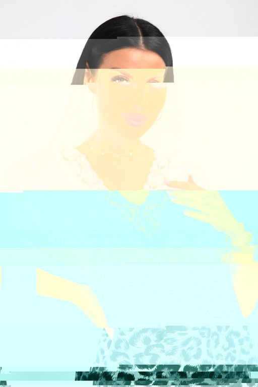 Туника женская из вискозы из вискозы Олеся серый леопард