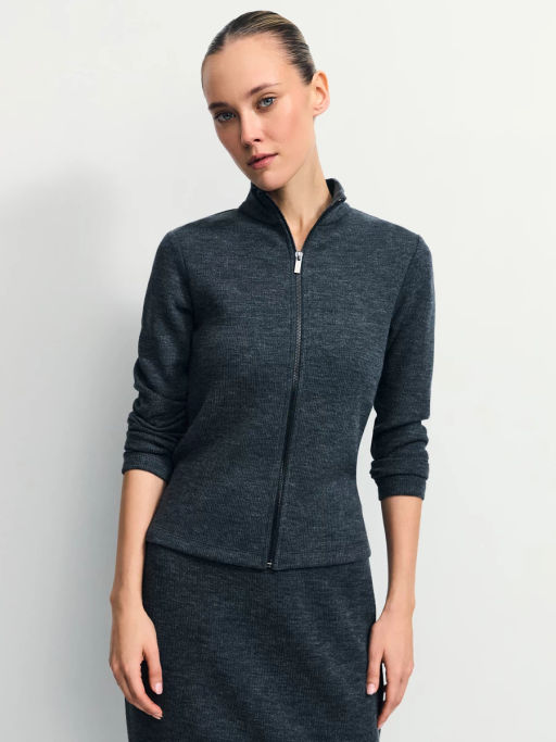 Джемпер на молнии / Zarina  фото 2