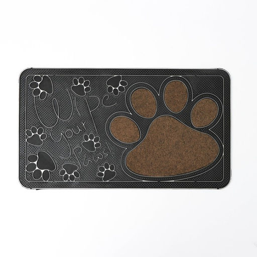 Коврик придверный Доляна «Лапка», 40×70 см, МИКС