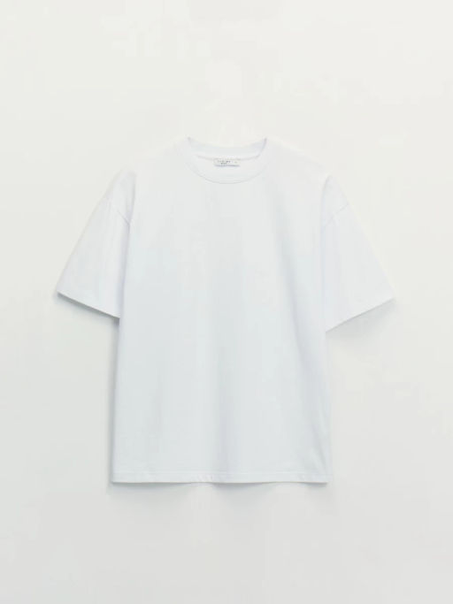 Базовая футболка оверсайз из хлопка / Zarina  фото 7