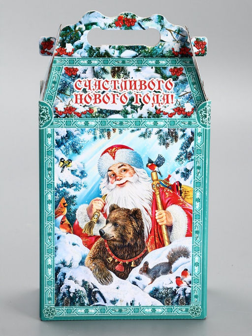 Подарочная новогодняя коробка «Зимняя сказка», для сладких подарков, 17.8×10×32.5 см