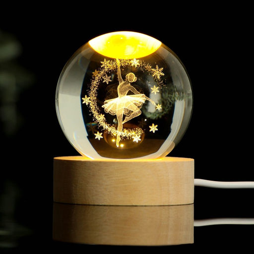 Светильник новогодний «Балерина», d=6 см