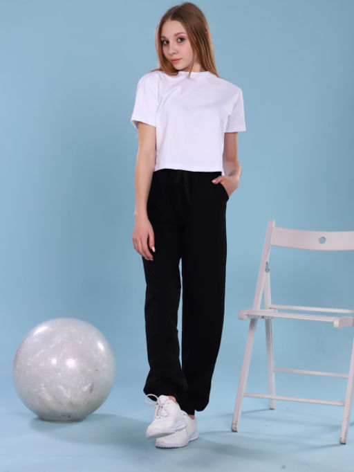 Брюки Бой Т черный - Ладошки фото 2