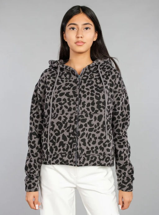 K13432 Толстовка на молнии ГРАФИТ