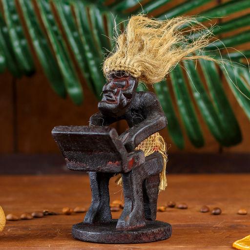 Сувенир «Абориген-айтишник», 20 см, дерево