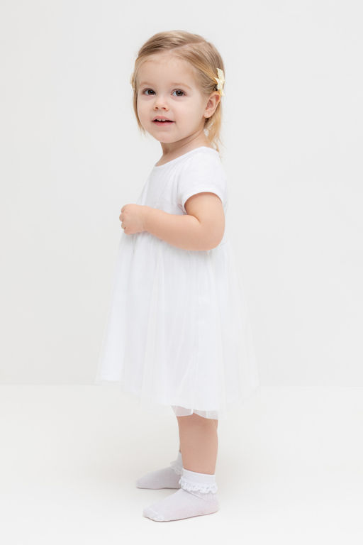 Crockid _ К 5858/белый платье д/дев яс  фото 3