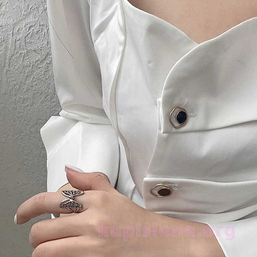 Кольцо Silver butterfly - Купи слона фото 3