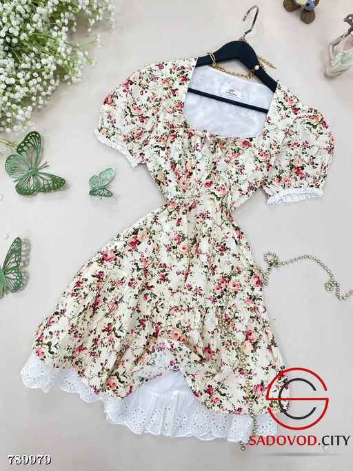 Женское платье в цветочек - Bruno фото 4