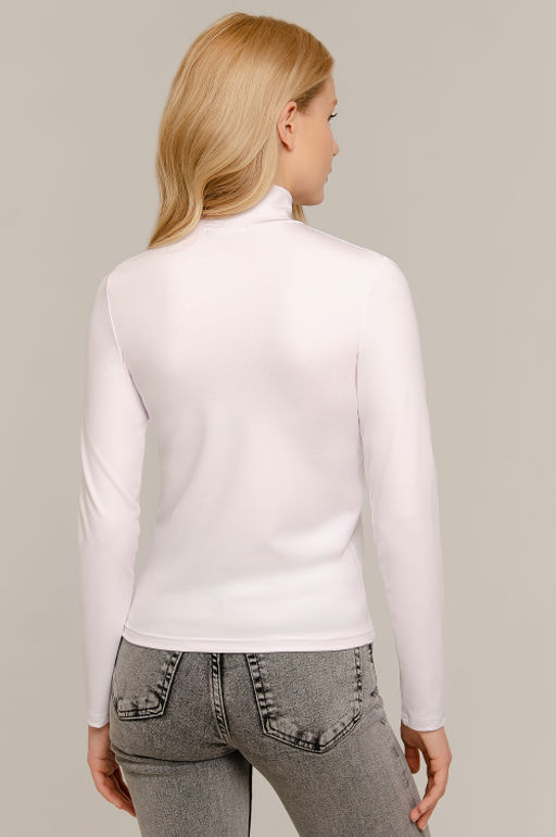 Арт.12803/3 Водолазка женская 42-50 (5 шт) Цвет:белый - Калинка фото 4