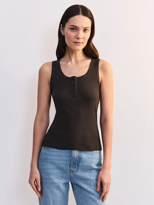 Топ в рубчик на пуговицах ZR2605013403-27 / Zarina