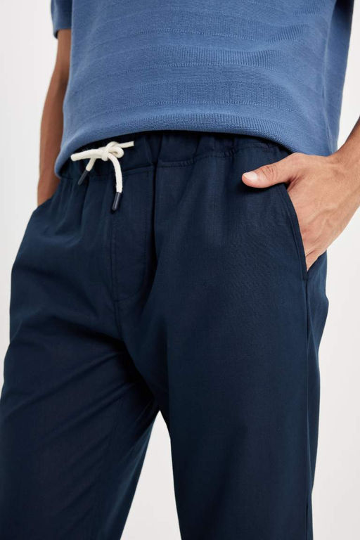 Хлопковые брюки скинни Jogger - Defacto фото 5