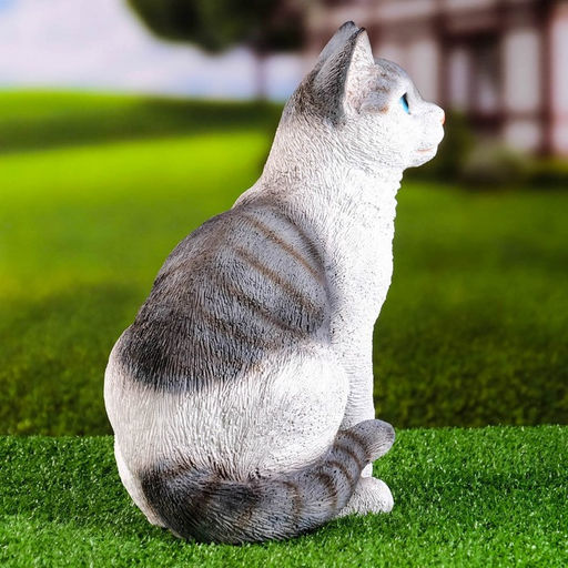Садовая фигура из полистоуна «Кот», 30×25×16 см