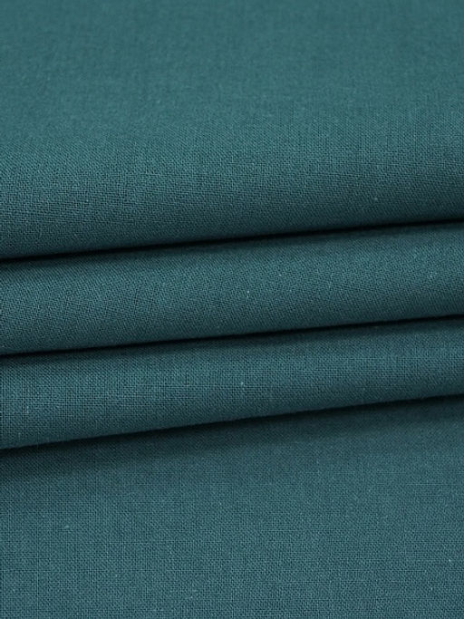 Вареный (стираный) хлопок цв.Зеленая морская волна, ш.2.5м, хлопок-100%, 110гр/м.кв - Купава фото 3