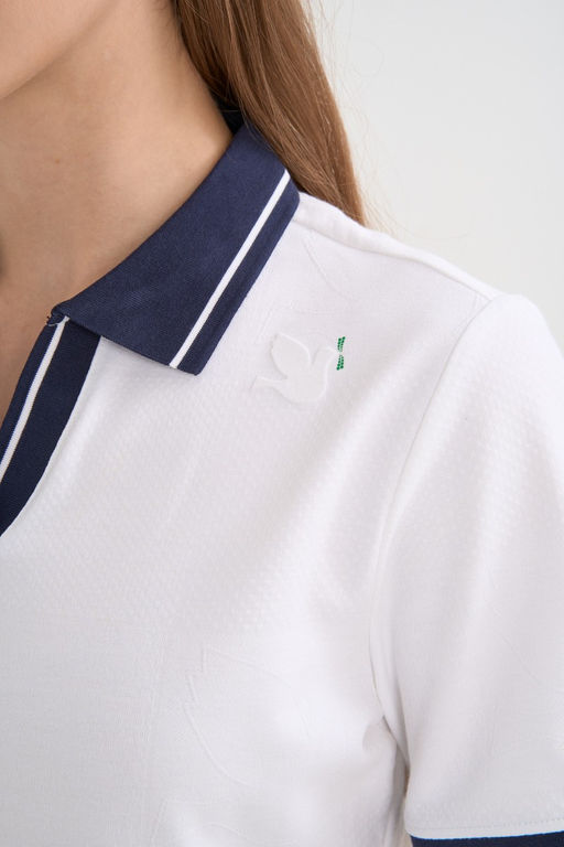 Поло Белый ANTA ICONIC SS Polo  фото 7