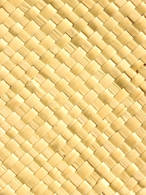 Сумка плетёная из пандана, 27×17×40 см, бежевая