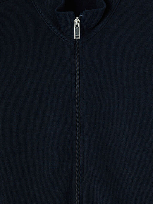 Dik Yaka Erkek Fermuarl? Sweatshirt