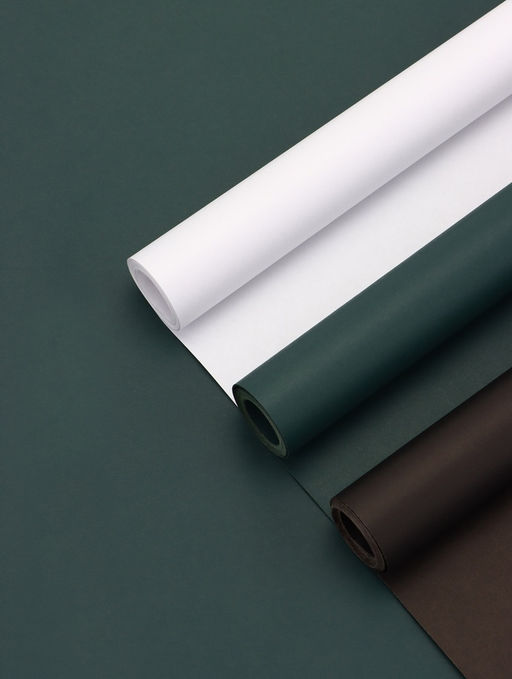 Цена за 3 шт. Бумага упаковочная крафт, двухсторонняя, "МИКС №3", набор 3 цвета, 0.68×5±5% м, 70 г