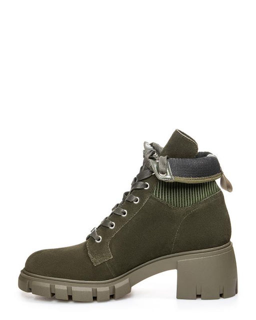 Steve Madden. Ботинки, оливковый, 37