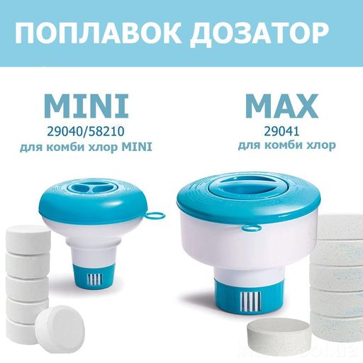 -30% Дозатор-поплавок для бассейна mini 12,7см Intex  фото 3