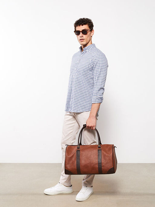 Regular Fit Uzun Kollu Ekose Erkek G?mlek