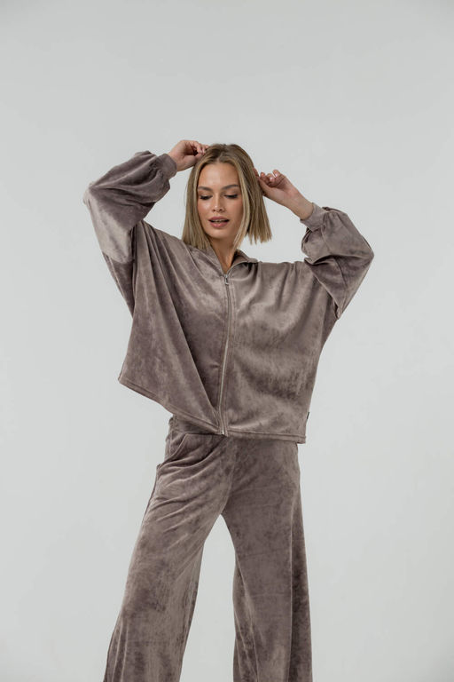 Костюм ПРЕМИУМ  велюр,джинс - Knitka wear фото 7