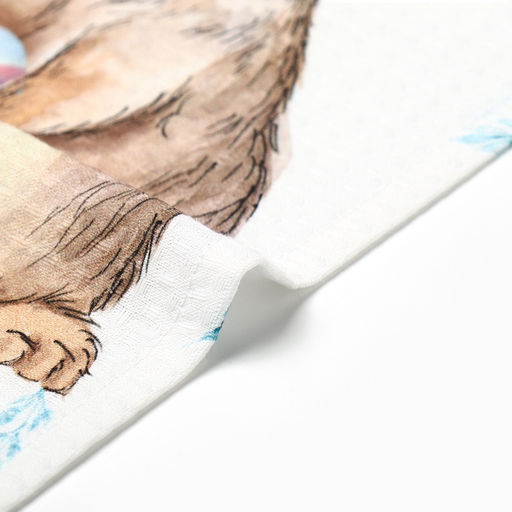 Набор полотенец Этель С праздником Пасхи (Кролики) 2 шт., 100% хлопок  фото 5