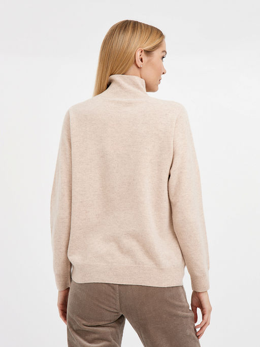 водолазка женская розовая из шерсти - Glenfield фото 6