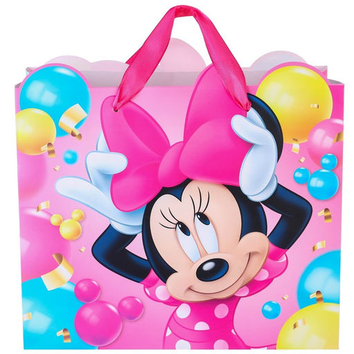 Пакет подарочный, 23×27×11.5 см, упаковка, Минни Маус