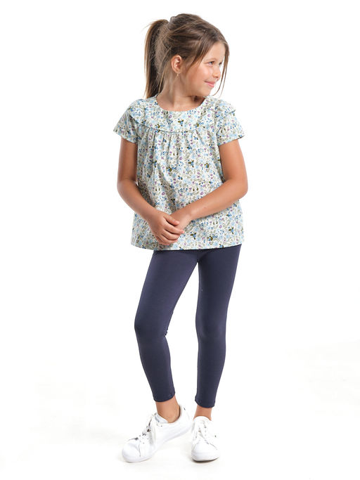 Комплект для девочки детский сад UD 1841 зеленые цветочки