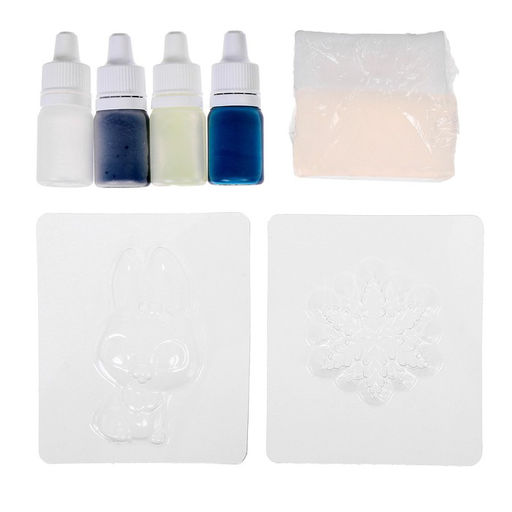 Мыло своими руками на новый год Зимняя ночь, 2 формы, набор для творчества