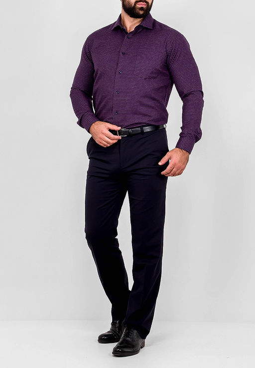 Сорочка мужская длинный рукав GREG 774/119/114/FL/Z/1p  фото 4