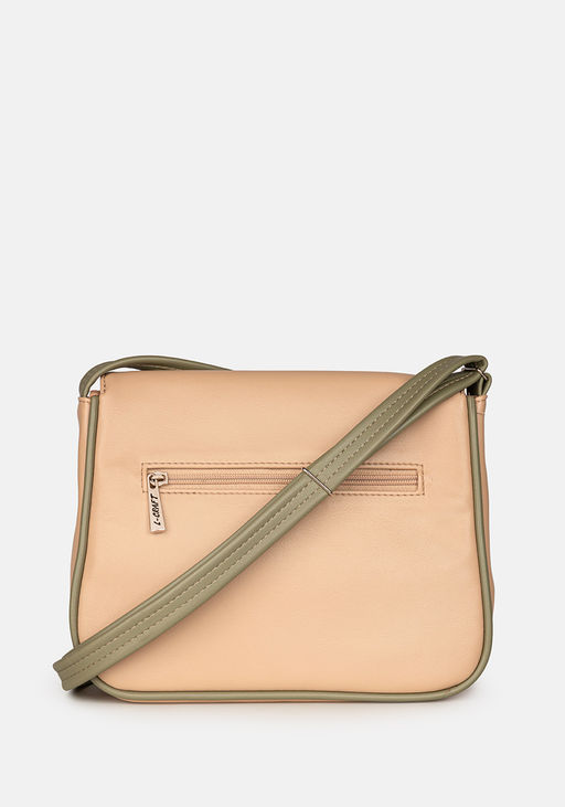 Сумка Модель №1437 | кожзам | гладкий | бежевый зеленый | Р924-5 | 32509 - L-craft фото 3