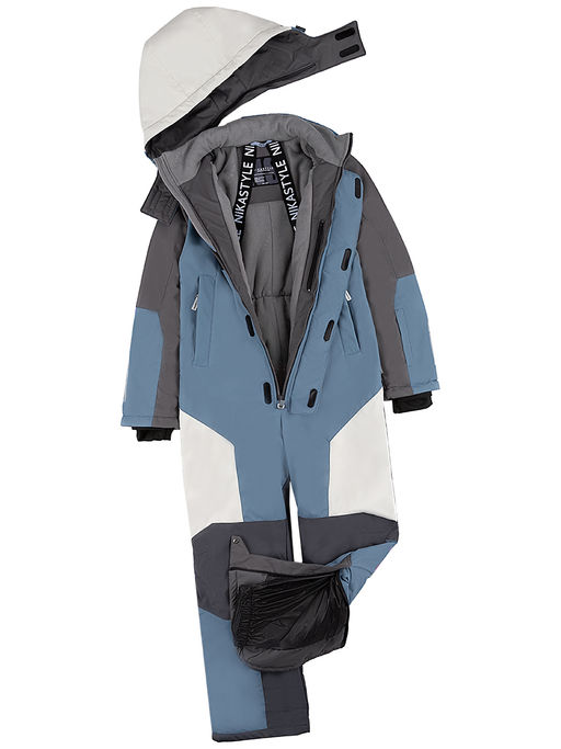 Комбинезон 8з6724 туман/асфальт - Nikastyle фото 6