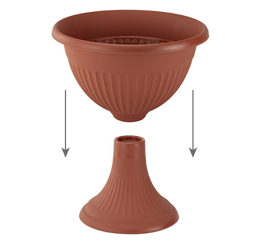 Кашпо-вазон Ливия D31 см высокий М3206 - Полимербыт фото 5