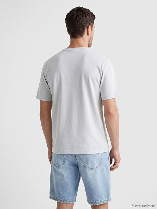 Regular Fit Basic Erkek Dry Touch Ti??rt