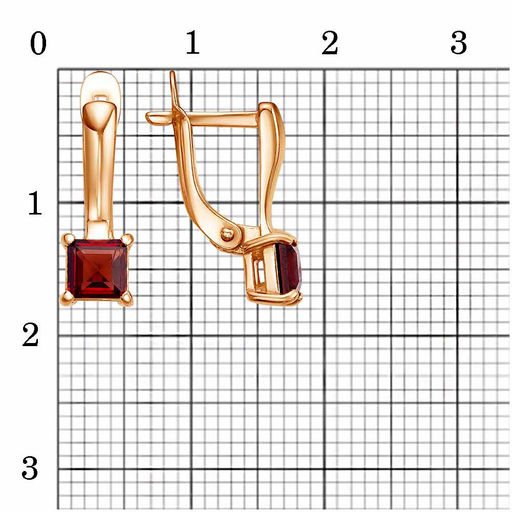 СЕРЬГИ 33114697Гр - Красная пресня фото 2