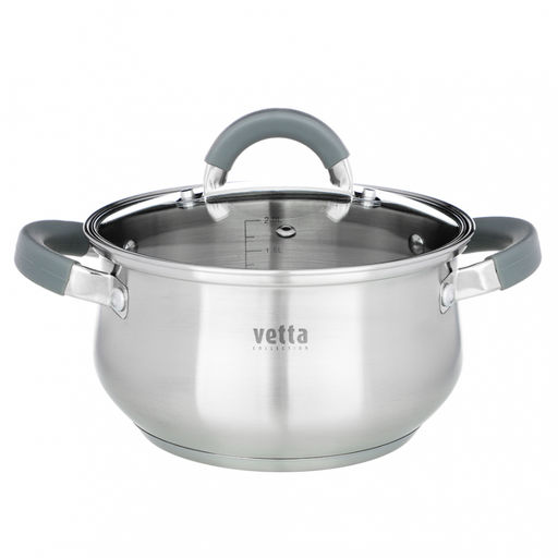 Кастрюля VETTA "Вена" 18*10,5 см 2,6 л с кр. индукция арт. 822-054