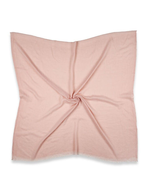 Палантин розового цвета из вискозы и модала - Модные истории фото 2