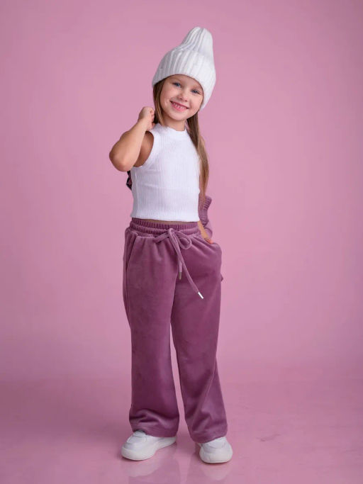 КД1249-М Костюм велюровый ЦВЕТ: СИРЕНЬ