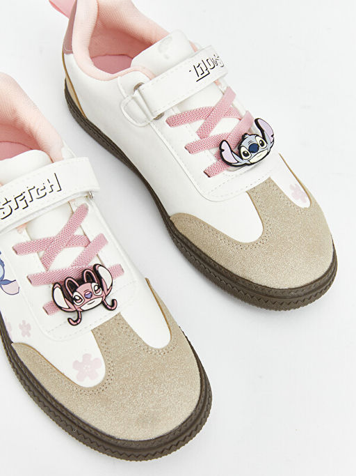 Lilo ve Stitch Bask?l? K?z ?ocuk Spor Ayakkab?