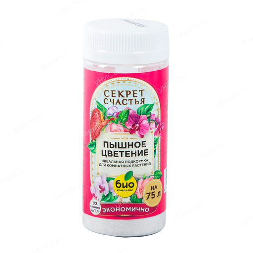 Удобрение Пышное цветение, Секрет счастья, 75 г (16шт)