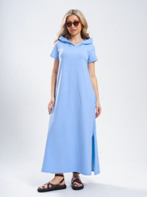 970 Платье-мантия из турецкого хлопка с лайкрой пенье - Svetekst фото 13