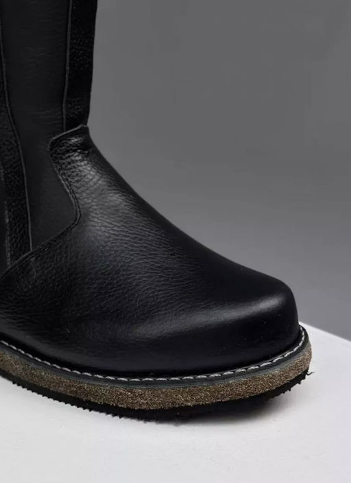 Сапоги мужские Алтай, черные, войлочная подошва