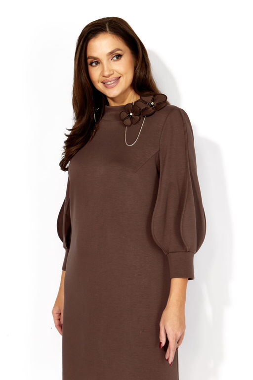 Платье ТАиЕР 1313 шоколад  фото 4